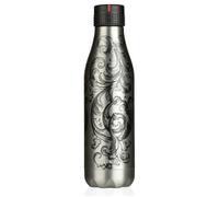 LES ARTISTES Paris A-8143 Bottle'Up, 500 ml, Gourde isotherme sans BPA, Réutilisable, Garde au chaud 12h et au froid 24h, Acier Inoxydable, Design Tattoo