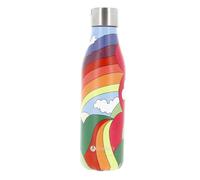 LES ARTISTES Paris A-4327 Bottle'Up, Thermos 500 ml, Gourde isotherme sans BPA, Réutilisable, Garde au chaud 12h et au froid 24h, Acier Inoxydable, Design Rainbow