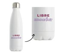 Bouteille Isotherme Libre Comme Lair - Bottle - Idée Bouteille Isotherme Cadeau Anniversaire Fête Original Famille Travail Départ Collègue Retraite Noël. - Violet&Violet - 2