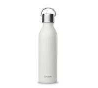 Qwetch Bouteille isotherme Active matt – 24h froid/12h chaud, étanche – Gris 600 ml