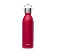 Qwetch Bouteille isotherme ACTIVE double paroi Inox avec poignée 1 L Grenat
