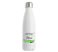 Bouteille isotherme Meilleur Patron de tous les temps | Gourde Idée Cadeau Travail Boulot Métier Départ Retraite Collègue Homme Anniversaire Noël