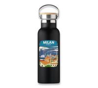 Bouteille isotherme Milan Italie Souvenir Vacances Bouteille Eco Tasse à café