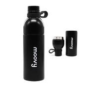 Bouteille isotherme Moovy Split Bottle - Double ouverture - Nettoyage Ultra facile - Propre - 550ml - Acier inoxydable intérieur ext