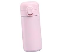 Bouteille Isotherme Pop-up, Double Couche de 420 Ml, Mini Tasse d'eau Isolée Pop-up pour le Bureau (PINK)