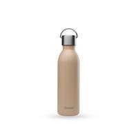 Qwetch - Bouteille Isotherme Active Lin 600ml - Gourde avec Anse Inox Recyclé - 24h Froid et 12h Chaud - Etanche & Compacte