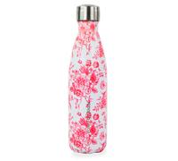 Bouteille isotherme réutilisable en inox Yoko Design 500 ml Fleur rouge