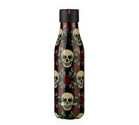 Les Artistes Paris – Gourde isotherme Bottle'Up A-8133, 500 ml, inox, sans BPA, Rose & Skull