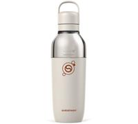 Sodastream Fizz & Go Easy Mix - Bouteille isotherme en acier inoxydable 0,9L, double paroi, conserve chaud ou froid jusqu’à 6h, compatible machines Sodastream, blanc sable