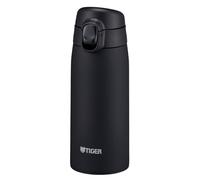 Bouteille isotherme Tiger MCT-K 350 mL Self-Locking One-Push, ouverture one-push, verrouillage automatique, sans BPA, conservation froid 24h et chaud 12h, conçue au Japon, couleur pierre noire