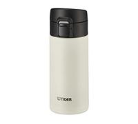 Bouteille isotherme Tiger MKA-K 360 mL Easy-Drinking One-Push, ouverture one-push, ultra légère, sans BPA, conservation froid 24h et chaud 12h, conçue au Japon, couleur aigrette blanche