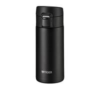 Bouteille isotherme Tiger MKA-K 360 mL Easy-Drinking One-Push, ouverture one-push, ultra légère, sans BPA, conservation froid 24h et chaud 12h, conçue au Japon, couleur pierre noire
