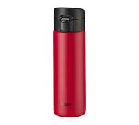 Bouteille isotherme Tiger MKA-K 480 mL Easy-Drinking One-Push, ouverture one-push, ultra légère, sans BPA, conservation froid 24h et chaud 12h, conçue au Japon, couleur baie rouge