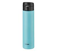 Bouteille isotherme Tiger MKA-K 600 mL Easy-Drinking One-Push, ouverture one-push, ultra légère, sans BPA, conservation froid 24h et chaud 12h, conçue au Japon, couleur bleu ciel