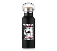 Bouteille isotherme « Wake Up and Be Awesome », bouteille écologique, tasse à café