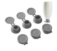 Bouteille Kit Vide - Ensemble De Bouchons Inversés De 6 Pièces, Adaptateurs Réutilisables à 3 Tailles Pour Le Transfert De Liquide | Accessoire De Fermeture À L'Économie De Lotion, Organisateur De Dis