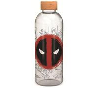 Stor Marvel - Grande Bouteille en Verre réutilisable et transportable Deadpool - Transparent