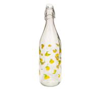 Bouteille Limonade en Verre ""Citrons"" 1L Transparent
