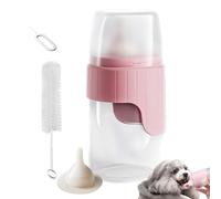 Bouteille liquide pour chiot - 150 ml - Distributeur portable - Viande en silicone remplaçable - Bol à lait pour chiot - Pour chiot, chat, chaton et