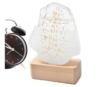 Bouteille météo en verre tempête - Verre de prédiction d'oracle décoratif, écran de bureau à la maison | Station météo fonctionnelle, accessoire de bureau élégant, cadeau attentionné pour elle et lui