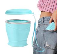 Bouteille Moule À Glaçons Machine À Glaçons Sphériques Avec Couche Intérieure En Acier Inoxydable Pour Cocktails Whisky Maison Bureau Pique-nique Extérieur PP Acier Inoxydable Silicone 600ml 18.7x7cm