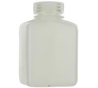 Nalgene Nunc Bouteille rectangulaire 250 ml à goulot large Ø 30 mm transparente
