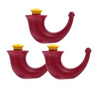 Bouteille Nasale de Lavage Multifonction 3 Pièces en Plastique | Compacte, Légère et Simple D’usage, pour Nettoyage du Nez Quotidien, Extérieur et Jeunes Adultes