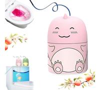 Bouteille nettoyante WC, adorable bouteille en forme de dinosaure, nettoyant et désodorisant pour WC, nettoyage en profondeur et fraîcheur longue durée.