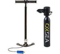 Bouteille ox500 0.5l + pompe manuelle Oxsea bt-ox500-pm noir G