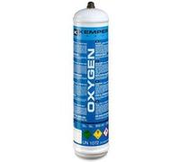 Bouteille Oxygène 110 Bar Jetable M10x1 - Recharge Cartouche Oxygaz 110 L pour Chalumeau Bi-Gaz, Soudure & Brasage KEMPER Bleu G