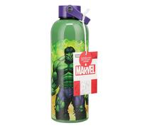 Paladone Bouteille d'eau Marvel Hulk inox 500 ml isolée, boucle, sous licence officielle