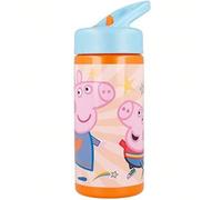 Bouteille Peppa Pig "having Fun" 410 ml - Bouteille portable sous licence officielle - Design ergonomique - Idéale pour l'hydratation quotidienne - Matériau résistant - Couvercle hermétique Gardez vot