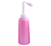 Bouteille PERI à l'envers pour soins post-partum, 500 ml de bouteille PERI PORTABLE post-partum, nettoyage et récupération périnéal bidet pour la nouvelle maman (rose)