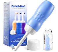 Bouteille Péri pour Soins Post-Partum, 500ml/17oz Bouteille de Nettoyage Périnéal avec Spray 360° & Embout Extensible, Design Inversé pour Récupération, Essentiel de Salle de Bain Portable