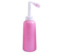 Bouteille Périnéale,Bouteille de soins post partum,Bidet portable avec bec coudé,Douche Perinée pour soulager la douleur post-partum Essentiels post-partum avec sac de rangement (Rose,500ML)