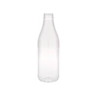 Bouteille PET 1 000 ml « Milk and Juice », plastique, ouverture : 38 mm