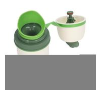 Bouteille pipi de voyage pour enfants, grand diamètre, portable pour enfants et garçons pour voiture (blanc)