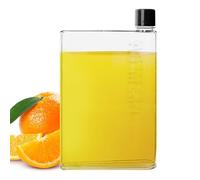 Bouteille plate | Bouteille d'eau portable en papier A5 A6, 350 ml/420 ml Bouilloire pour l'école, le sport, les voyages, la salle à manger, le cyclisme
