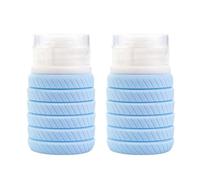Bouteille pliable pour économiser de l'espace - Bouchon anti-fuite pour shampooing liquide, lotion, après-shampooing