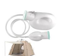 Bouteille portable : récipient femelle mâle, toilettes anti-déversement | Caméra de grande capacité de 68 oz, couvercle à vis anti-fuite, compilation réutilisable p