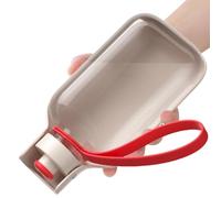 Bouteille pour Chien - 550 Millilitres Étanche Compartimentée | Gourde pour Chat et Chien avec Dragonne | pour Chiens de Petite Moyenne et Grande Taille Randonnée Bateau Cour et Jardin Plage