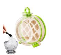 Bouteille Pour Créer De La Glace - Bouteille Thermique Pour La Glace Avec Paille, Moule À Cubes Froids Cocktail Café Lait Et Boissons Rafraîchissantes