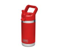 Bouteille pour enfant YETI Rambler Jr. 12 oz avec bouchon paille, rouge canyon