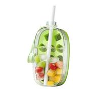 Bouteille pour faire de la glace pilée - Distributeur à pression portable réutilisable 2 en 1 | Bouteille à Glaçons Portable - Pour Eau Whisky Café Rafraîchisseur Nourriture Maison