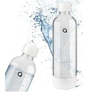 Bouteille pour saturateur d'eau AquaFloow Bubbwater 0 8 l blanche sans BPA