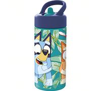 Bouteille Pp Playground 410 Ml Bluey - Bouteille Portable sous Licence Officielle - Design Ergonomique - Idéale pour L'hydratation Quotidienne - Matériau Résistant - Couvercle Hermétique Gardez votre