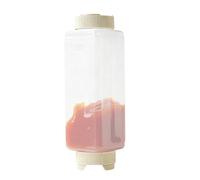 Bouteille Pressible De Cuisine | Conteneur De Pulvérisation Vide Avec Grande Valve Anti-Drop - Distributeur De Condiments Avec Bouteilles Pressables - Pour Sirop Miel, Sauces Pour Salade BBQ