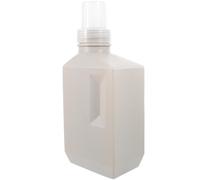 Bouteille Rechargeable de Lessive 600ml en Hdpe, Grise, Lisse | Réservoir Vide pour Shampoing ou Assouplissant, Usage Hôtel et Restaurant, Conteneur Pratique 600ml