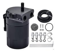 Bouteille respiratoire d'huile avec tuyau de carburant NBR de 3/8 pouces en alliage d'aluminium 300ml