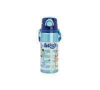 Stor S.L. Bouteille réutilisable Pop-up aluminium 730 ml avec bandoulière Bluey